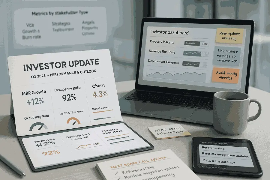 Managing Investor Expectations & Metrics in PropTech