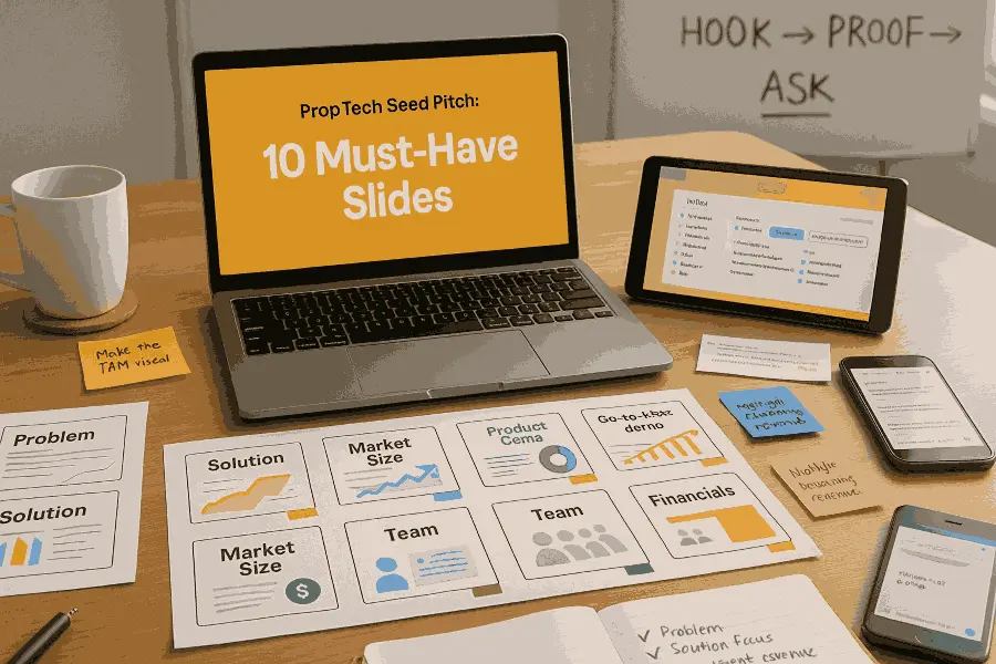 10 Must-Have Slides for a PropTech Seed Pitch
