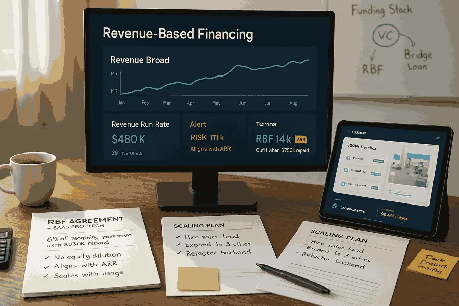 Using Revenue-Based Financing to Scale SaaS PropTech Tools