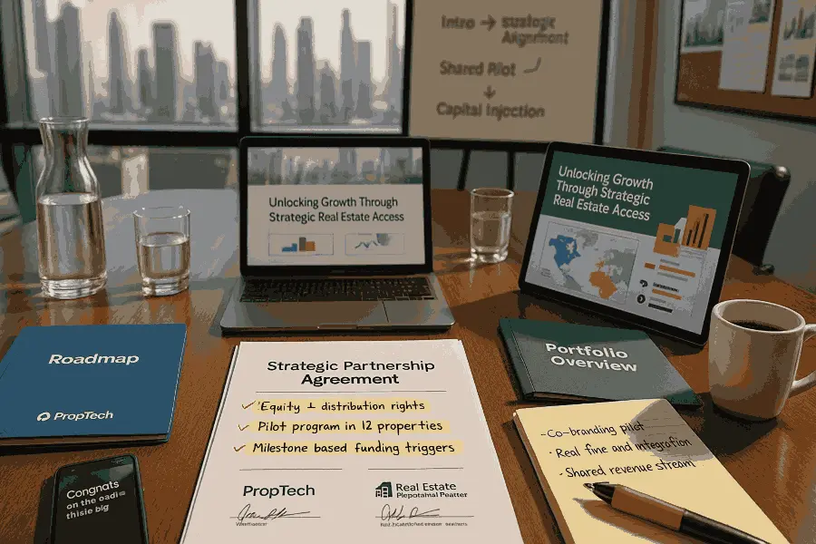 Strategic Partnerships with Real-Estate Giants: A Funding Shortcut