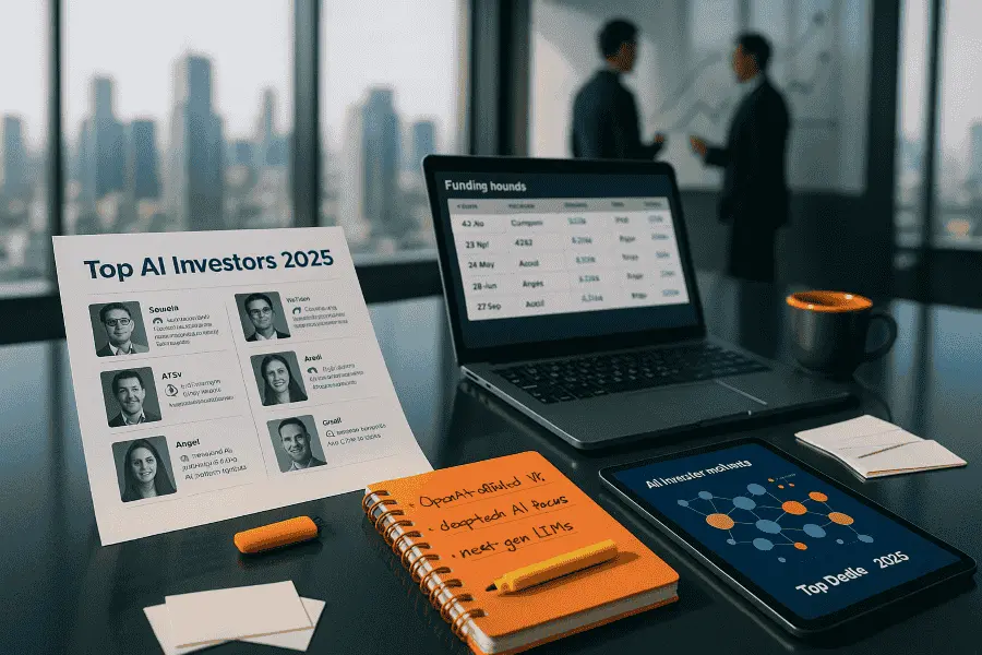 Top VC and Angel Investors Backing AI Startups