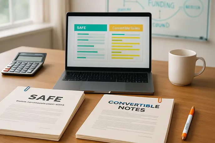 SAFE vs Convertible Notes: Choosing the Right Instrument