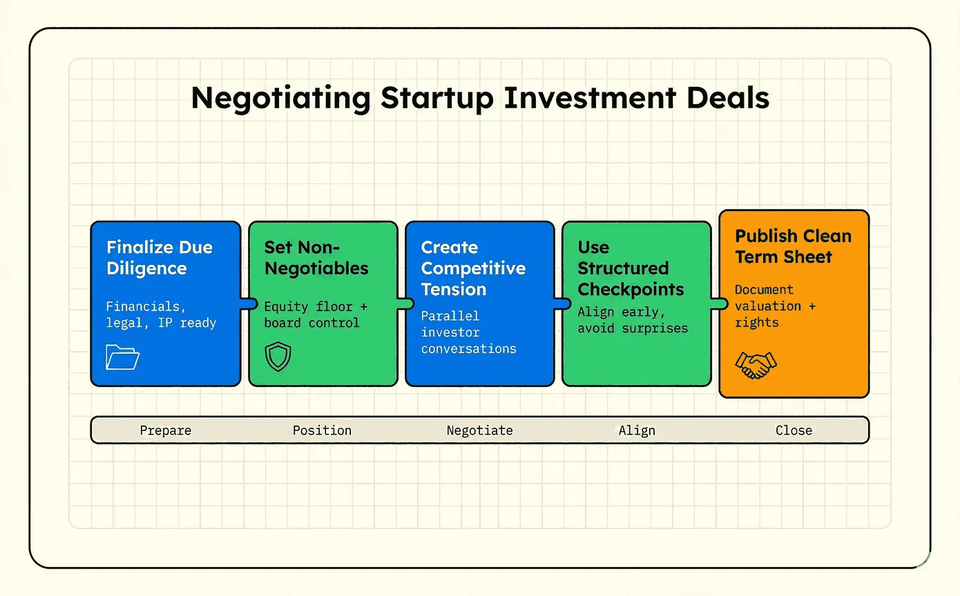 How to negotiate investment deals