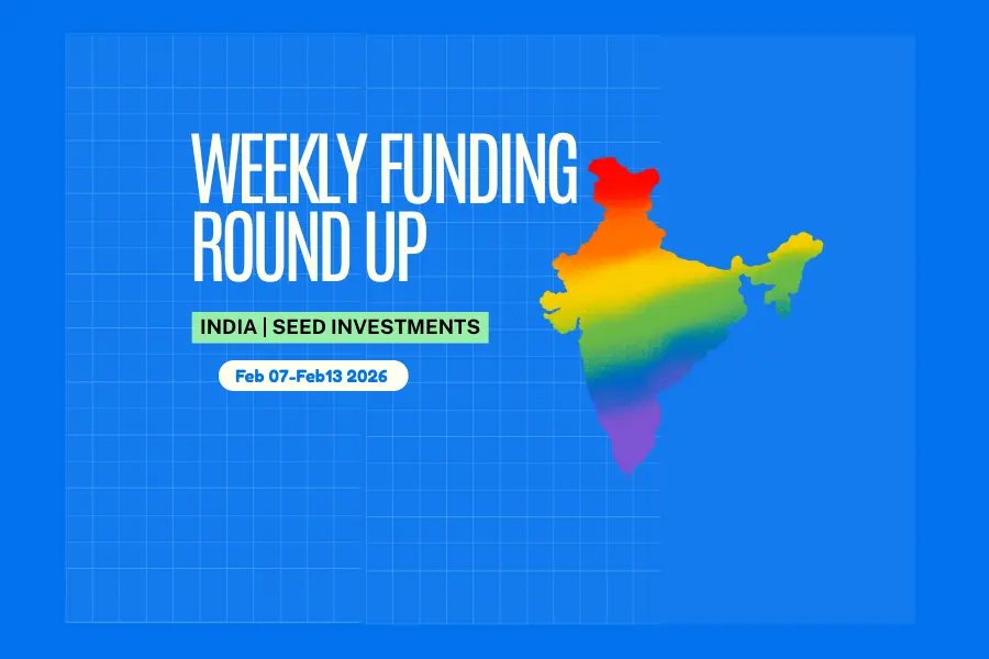 India Seed Funding Roundup (Feb 7-13, 2026): $16M Raised Across 6 Deals