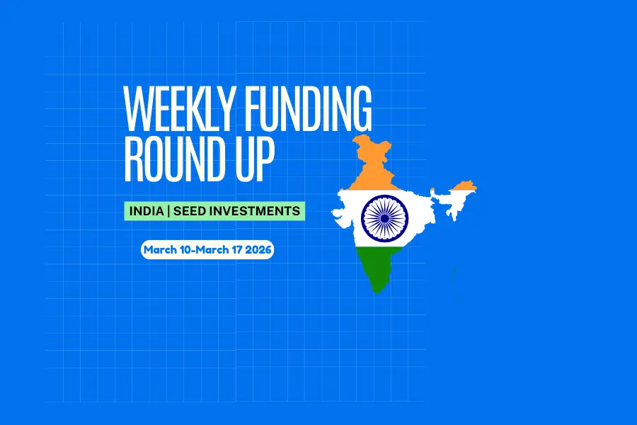 India Seed Weekly Funding Roundup (Mar 10-17, 2026): $14.9M Raised Across 4 Deals