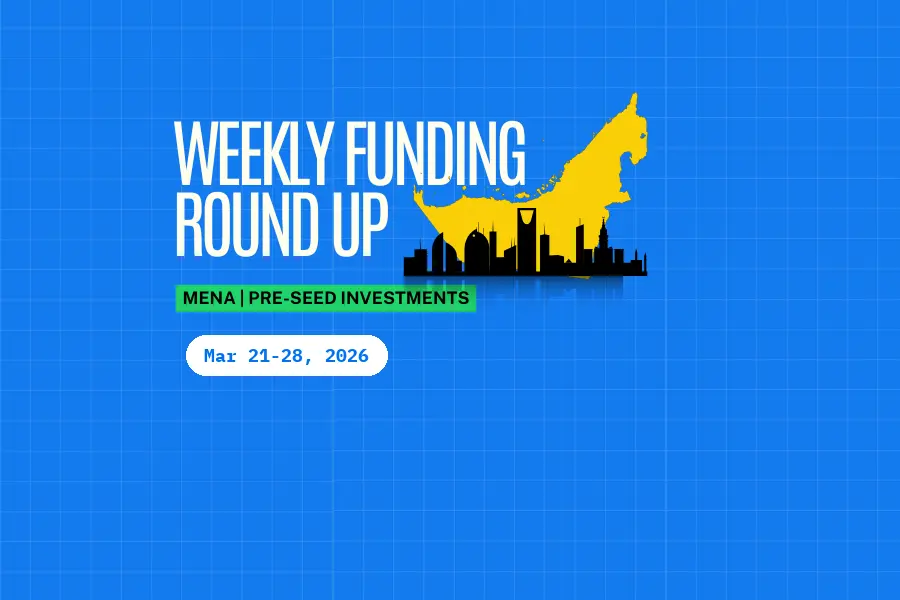 MENA Pre-Seed Weekly Funding Roundup (Mar 21-28, 2026): $1.1M Raised Across 2 Deals