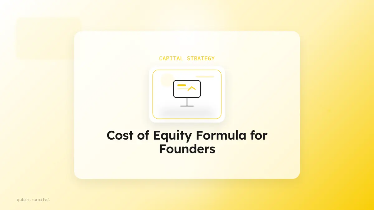 Cost of Equity Formula: the worked example for founders and analysts building a DCF