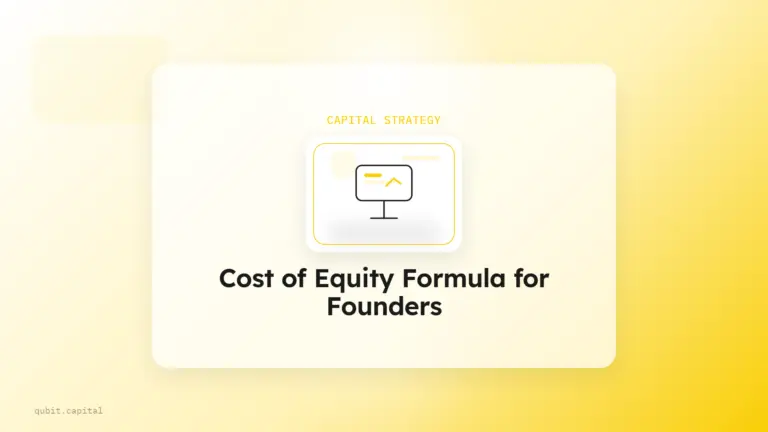 Cost of Equity Formula: the worked example for founders and analysts building a DCF