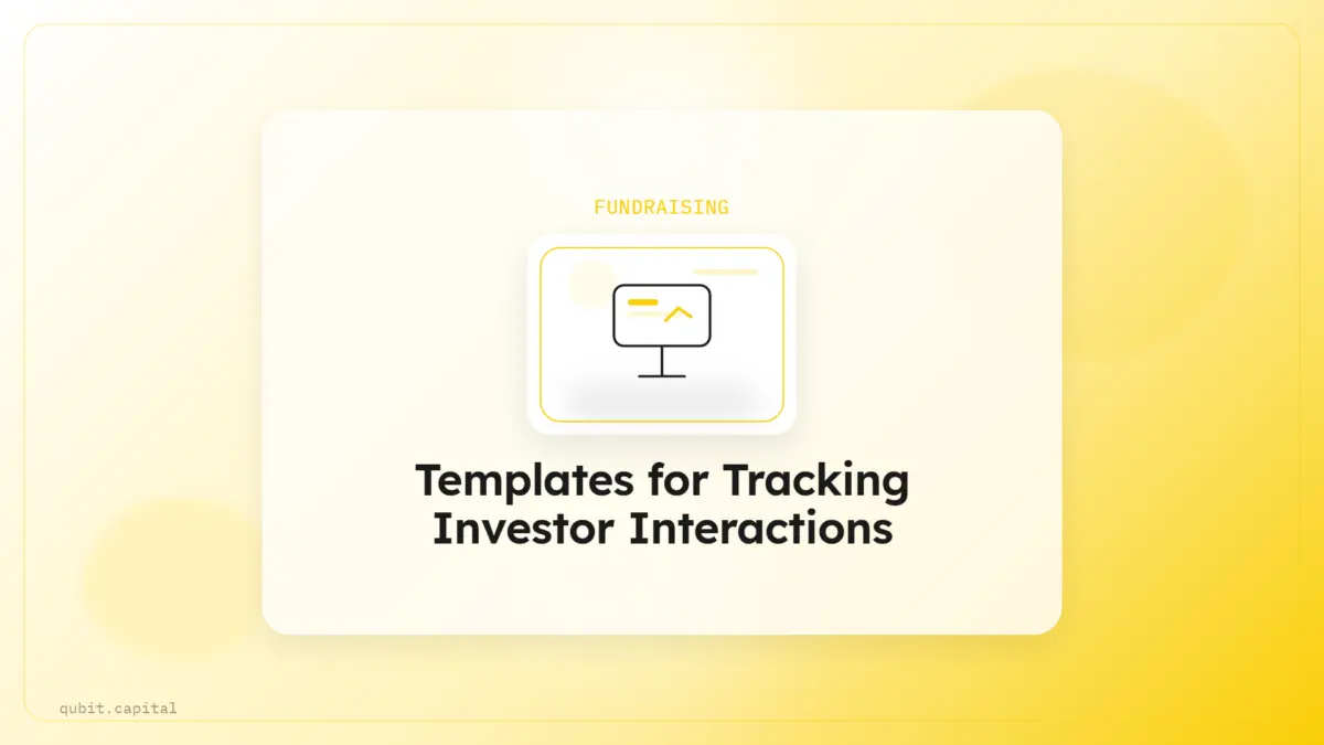 10 Templates for Tracking Investor Interactions