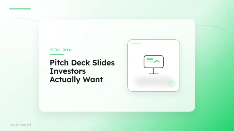 Which Pitch Deck Slides Investors Want to See Right Now