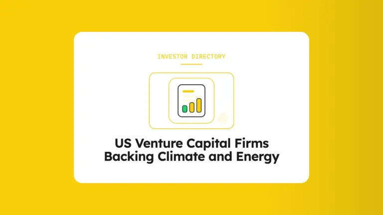 US Venture Capital Firms Backing Climate and Energy, by Stage (384 Firms, 2026)