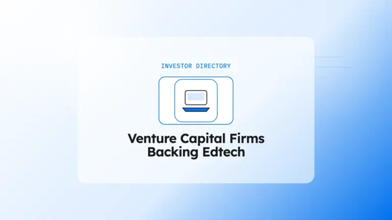 US Venture Capital Firms Backing Edtech, by Stage (106 Firms, 2026)