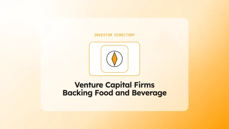 US Venture Capital Firms Backing Food and Beverage, by Stage (107 Firms, 2026)