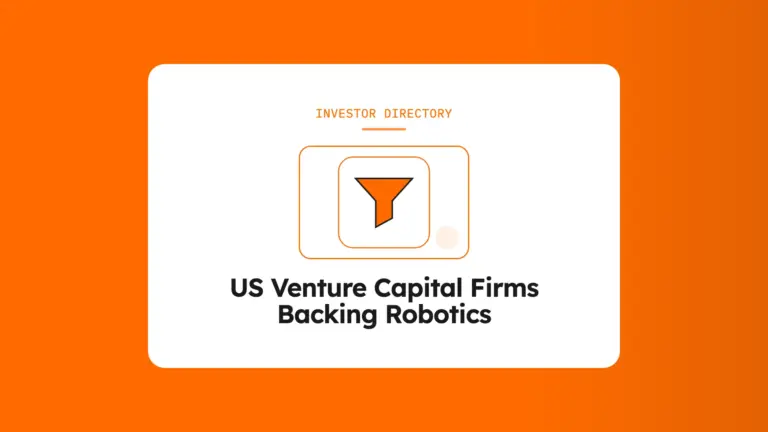 US Venture Capital Firms Backing Robotics, by Stage (168 Firms, 2026)