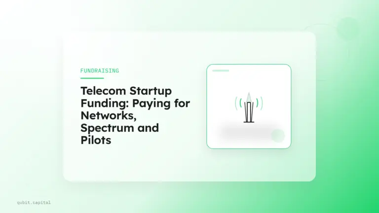 Telecom Startup Funding: Paying for Networks, Spectrum and Pilots