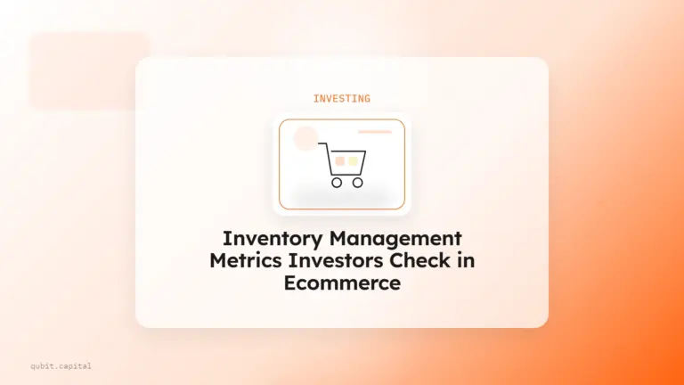 Inventory Management Metrics Investors Check in Ecommerce