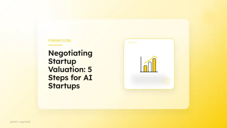 Negotiating Startup Valuation: 5 Steps for AI Startups