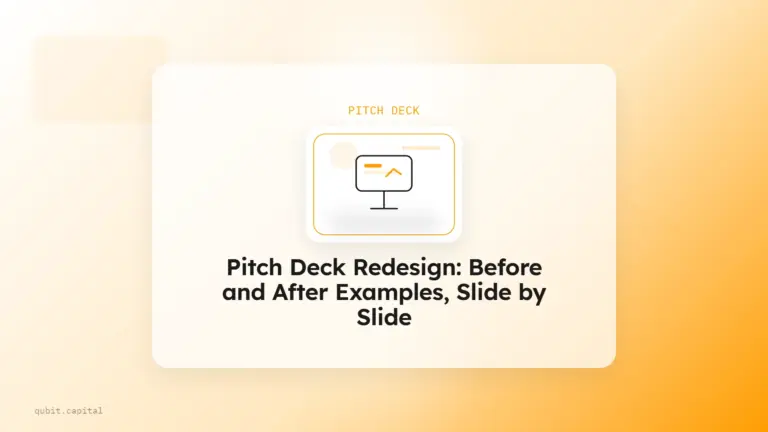 Pitch Deck Redesign: Before and After Examples, Slide by Slide