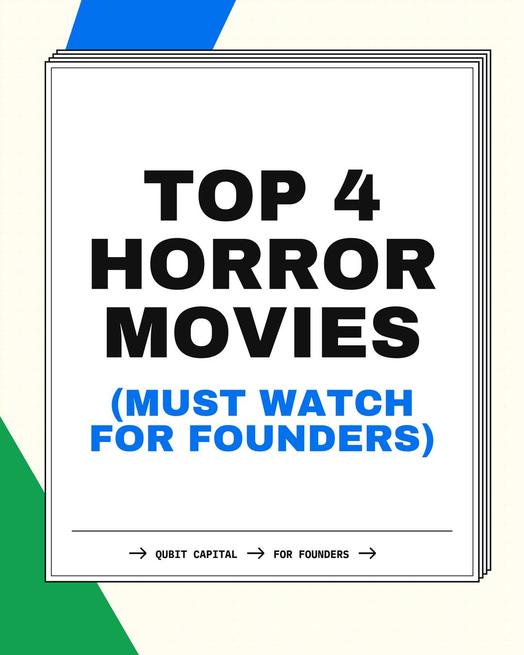 Four things founders flinch at. None of them are investors. ㅤ Collected off our…