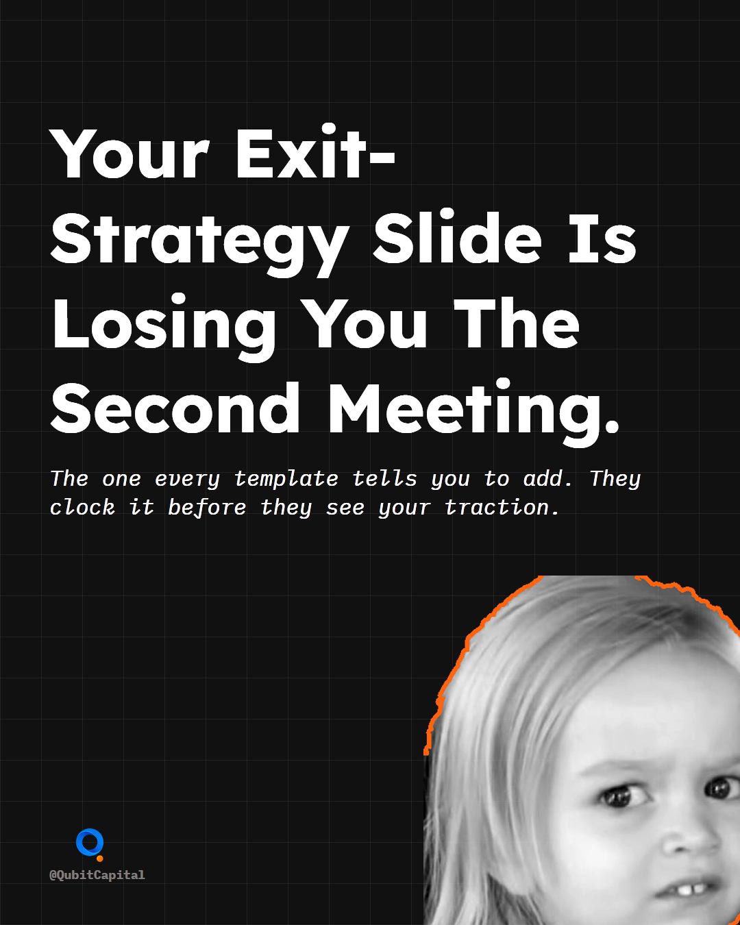 You added the exit slide because every template told you to. It is quietly…